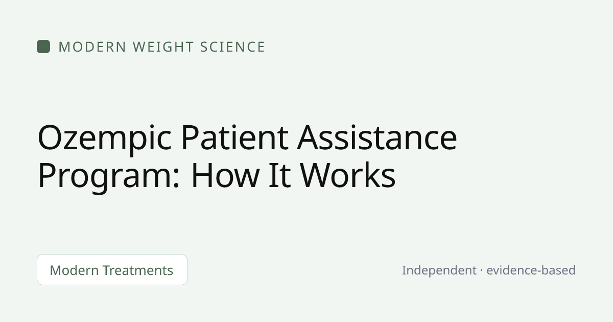 Ozempic Patient Assistance Program: How It Works