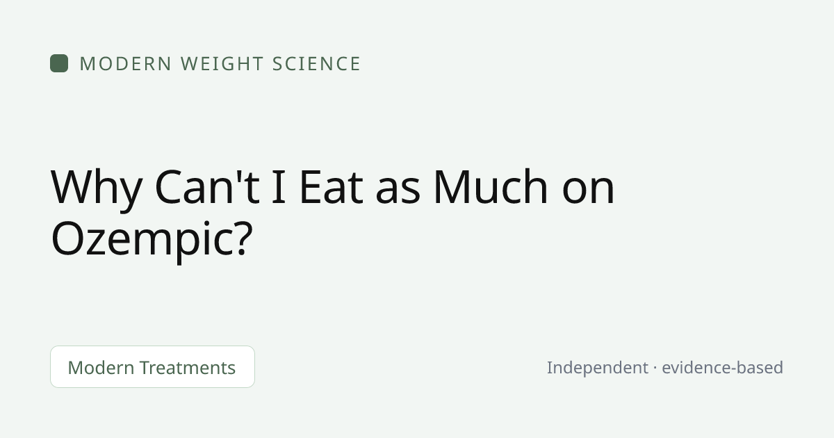 can you eat too little on semaglutide Can't Semaglutide? Appetite Changes Explained How Much Weight Can You